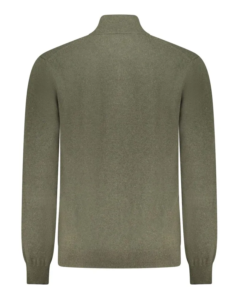 Timberland Half-Zip Wool Sweater — Green Green