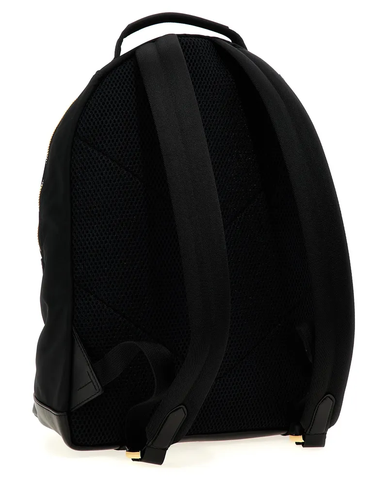 Tom Ford Logo-Embossed Recycled Nylon Backpack — Black Black