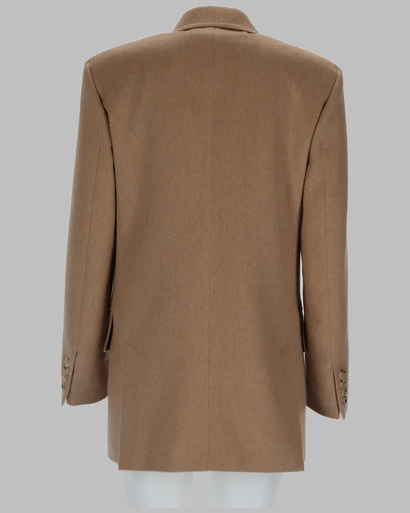Max Mara Olimpia Blazer — Beige Beige