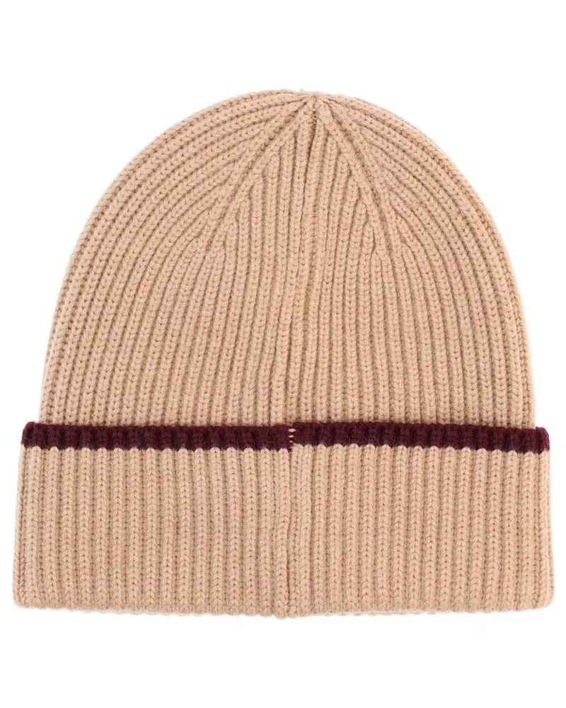 Drôle de Monsieur BN104_WO007BEIGE Merino Wool Winter Hat — Beige Beige