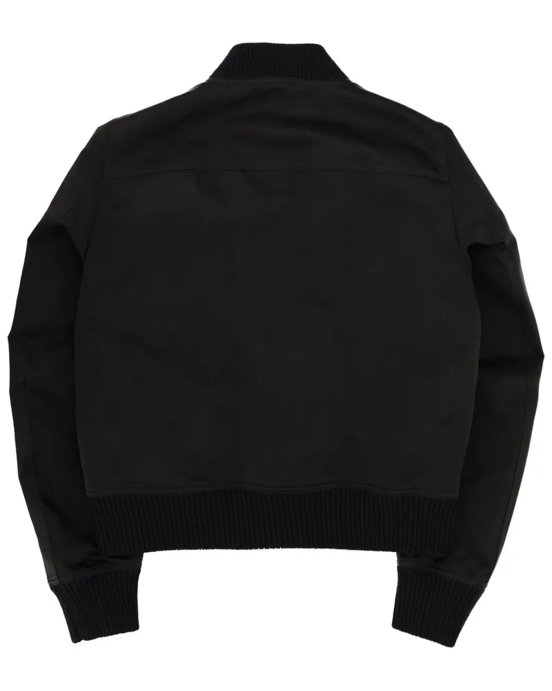 Rick Owens Oversized Polyester Jacket — Black Black