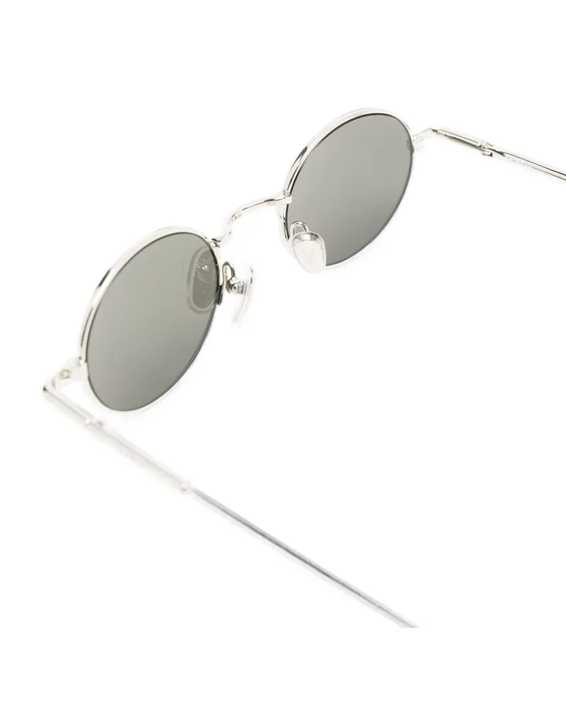 Chloé Round-Frame Silver-Tone Sunglasses — Silver Silver