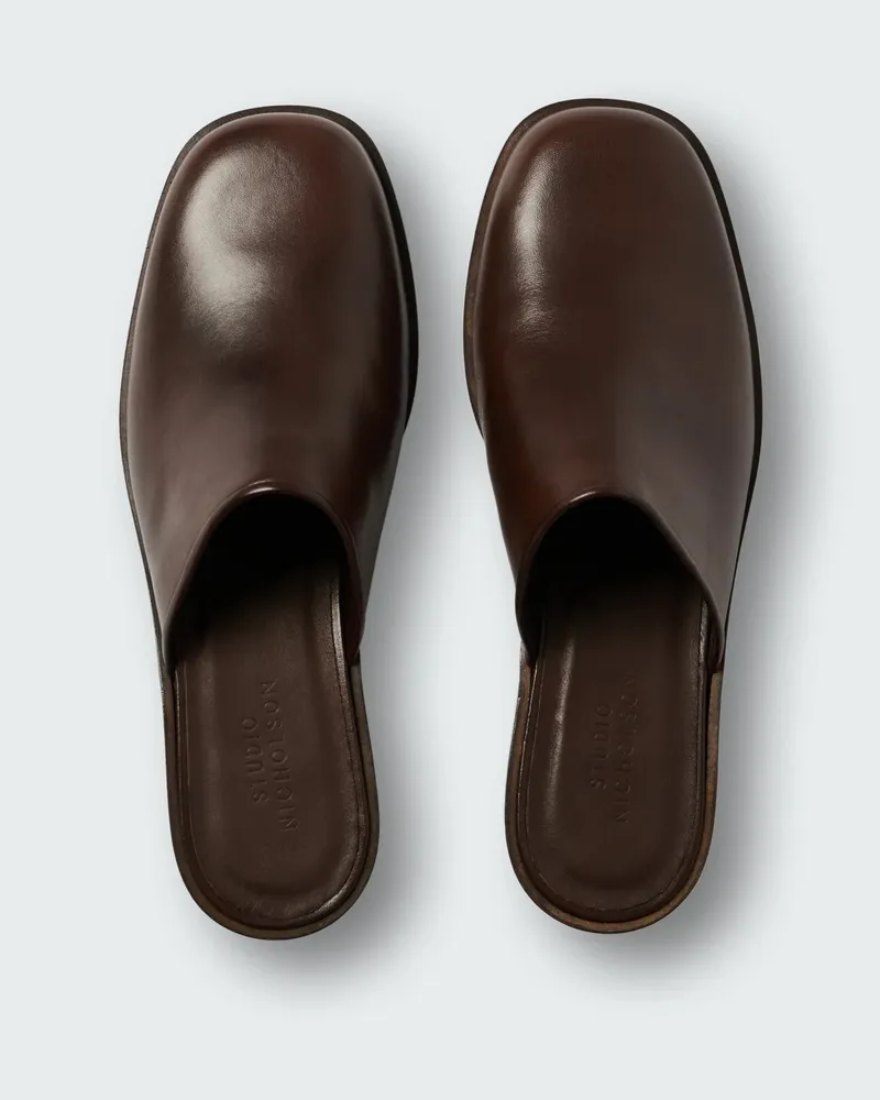 Studio Nicholson Barlow Snw Mule — Brown Brown