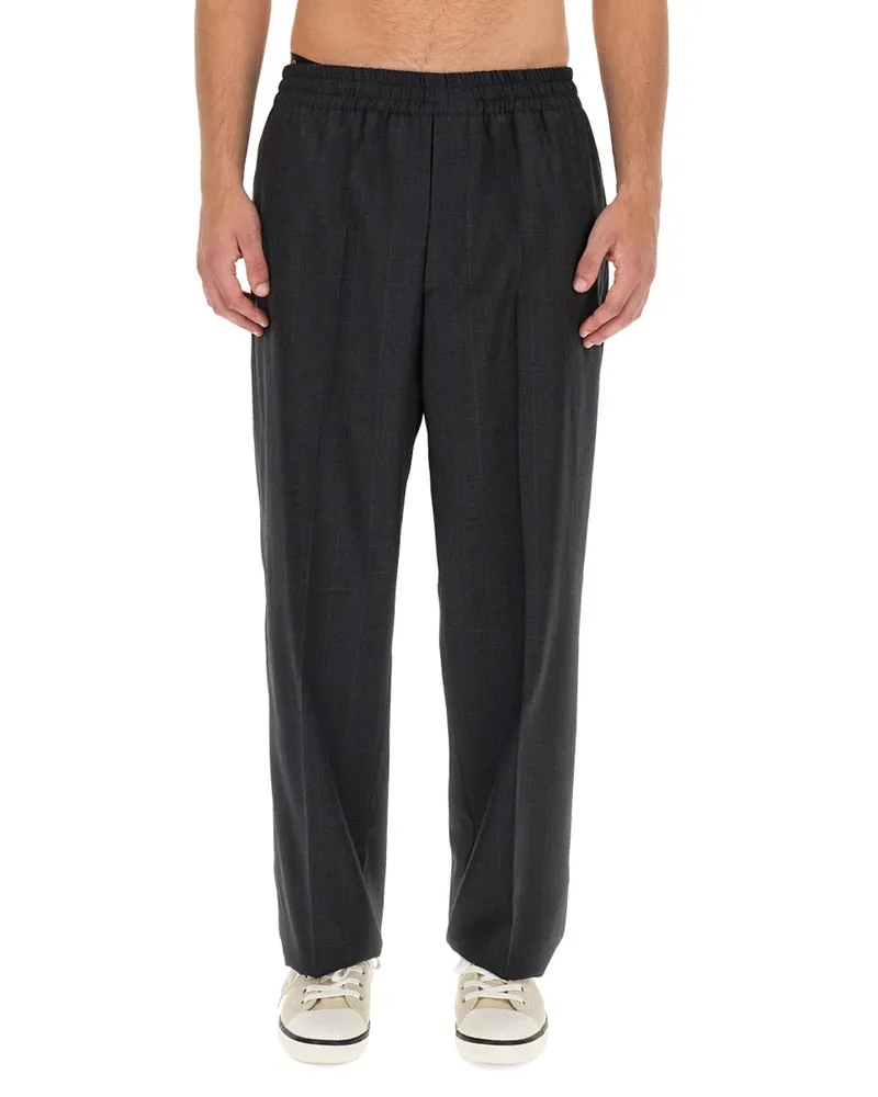 Isabel Marant Virgin Wool Trousers — Gray Gray
