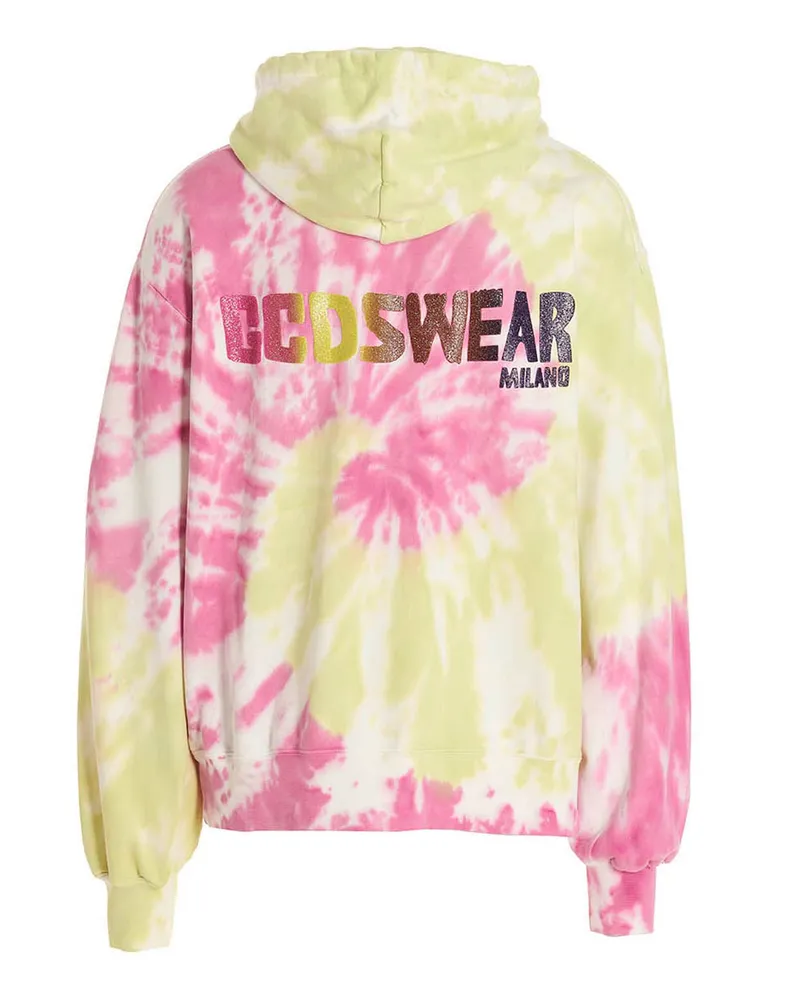 GCDS Men's Multicolor Cotton Sweatshirt Clothing Pink