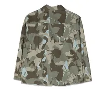 Camouflage Cotton Shirt Jacket — Multicolor