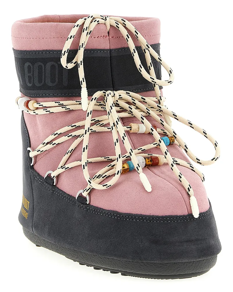 Moon Boot Icon Low Ankle Boot — Pink Pink