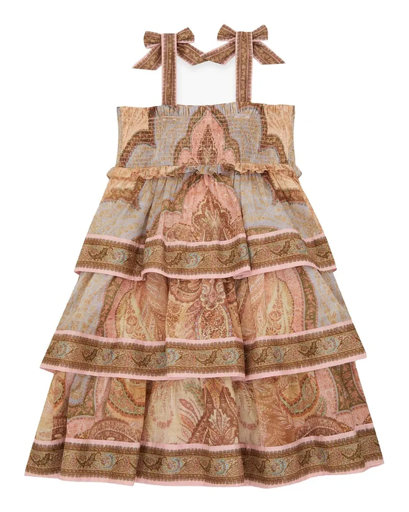 Zimmermann Awaken Dress — Multicolor Multicolor