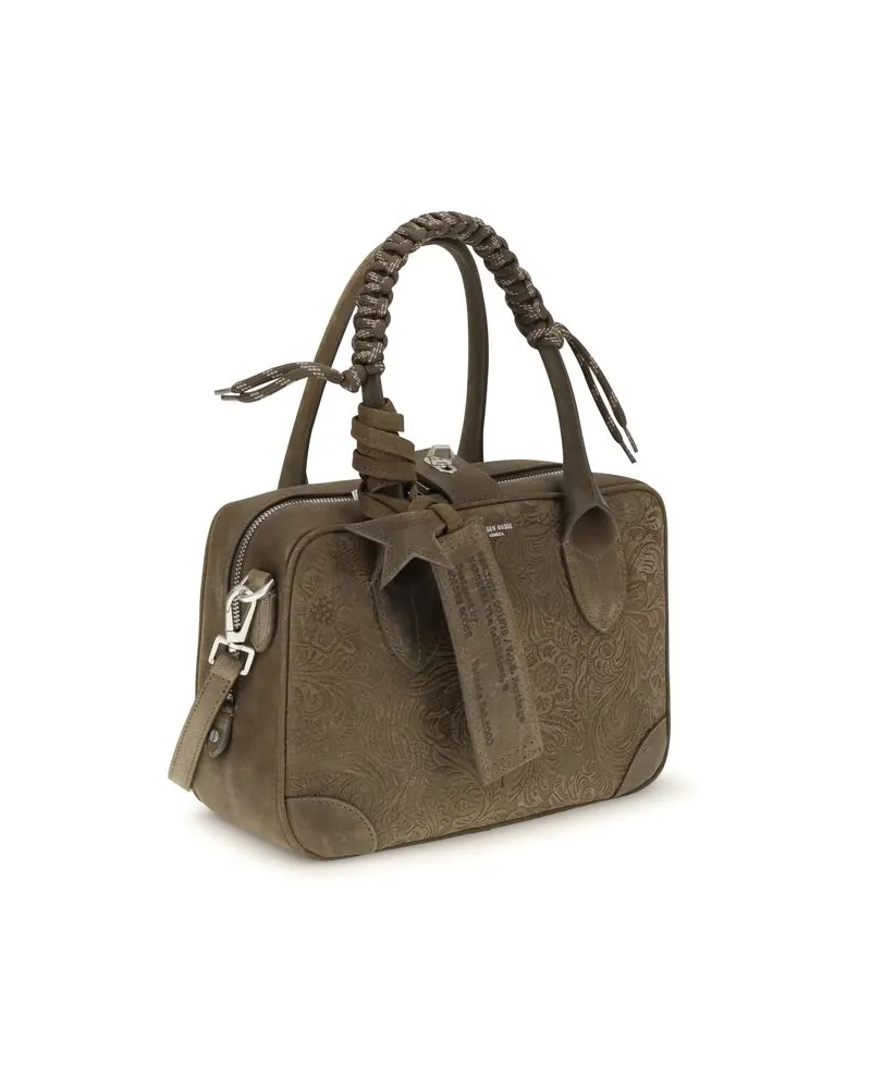 Golden Goose Vita Calfskin Leather Bag — Brown Brown