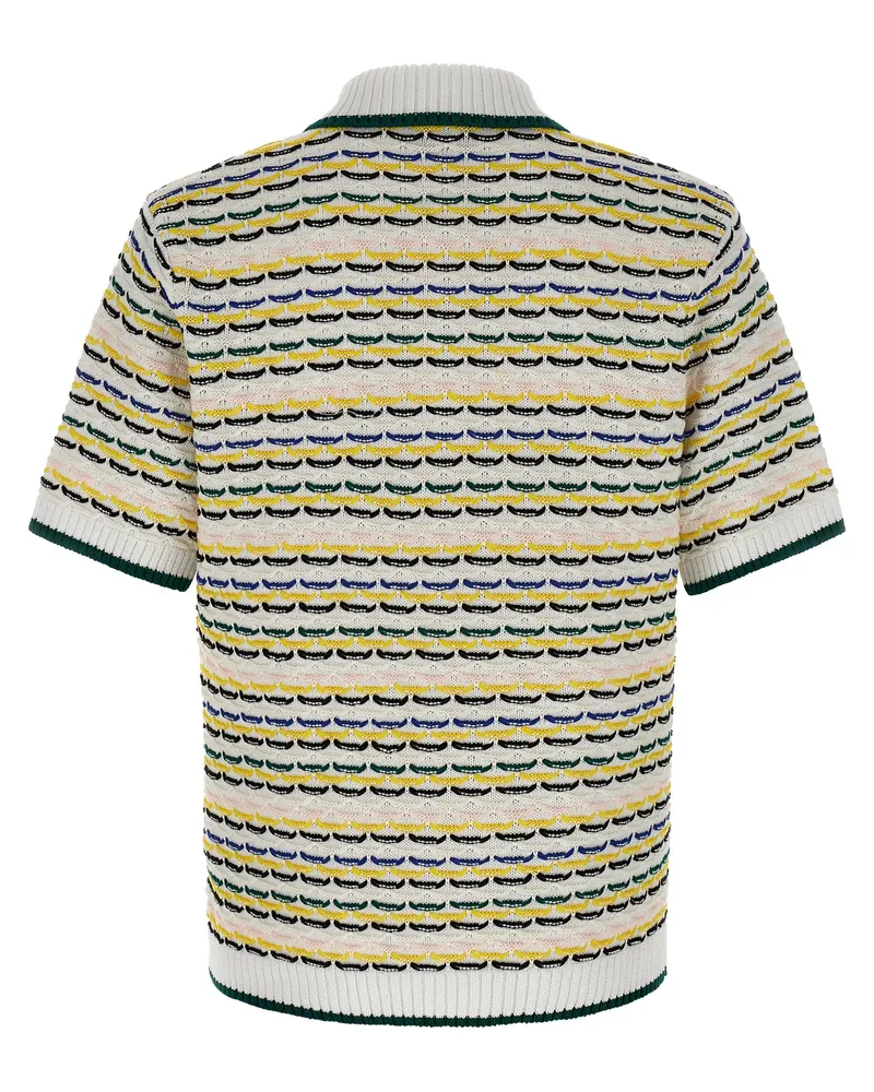 Casablanca Paris Men's Multicolor Cotton Polo Shirt Multicolor