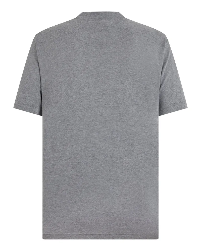 Gucci Women's Cotton T-Shirt Grey Melange Melange-Multicolour T-Shirts Melange/multicolour And Polos Gray