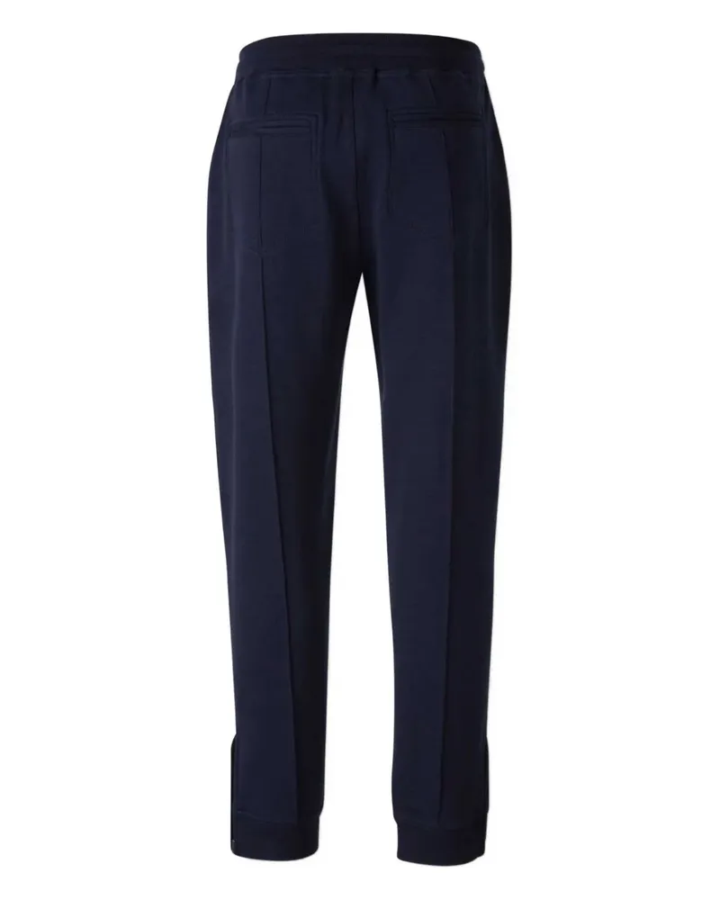 Brunello Cucinelli Women's Zip-Detail Cotton Trousers Aw25 Navy