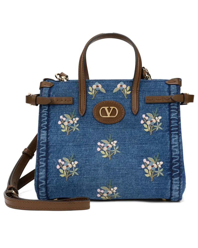 Valentino Garavani Antibes Shoulder Bag — Blue Blue