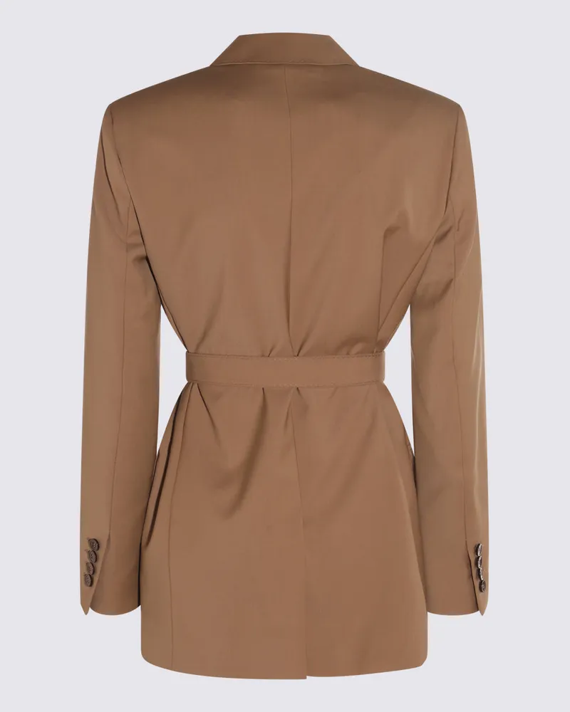 Max Mara Women's Jackets Noce Beige