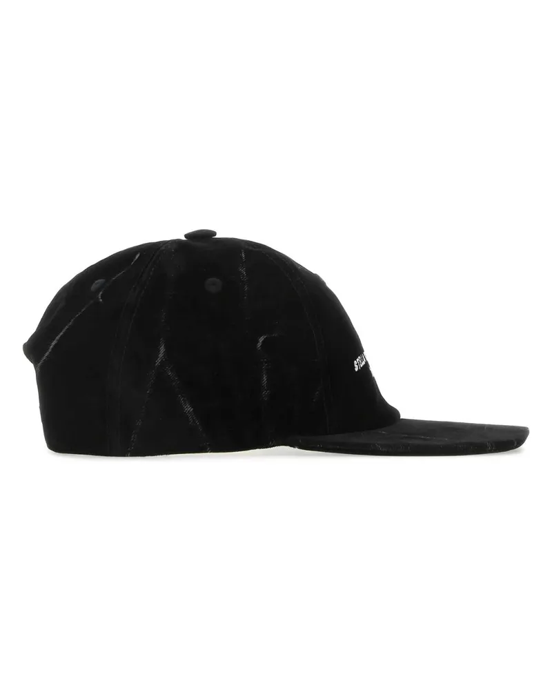 Stella McCartney Women's Black Velvet Baseball Cap 1000 Cappelli E Fasce Per Capelli Hat Black