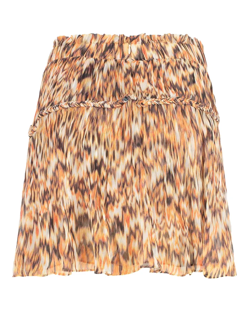 Isabel Marant Women's Roumi Printed Silk Skirt Multicolor