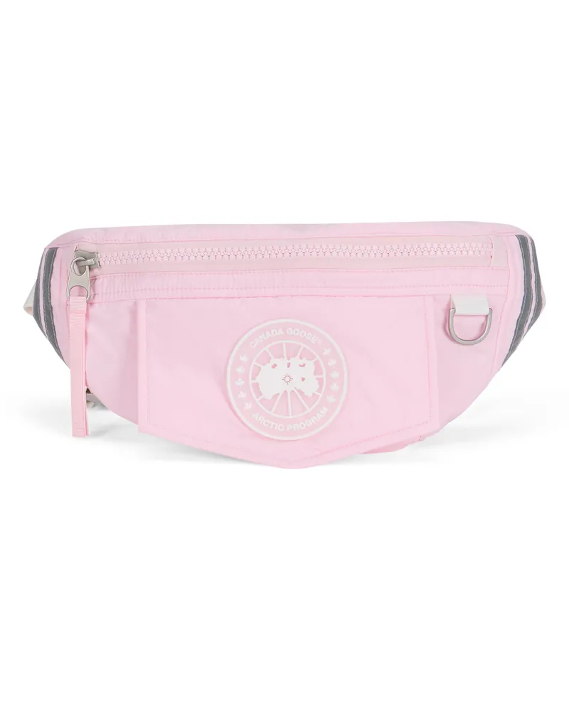 Canada Goose Men's Waist Bag Technical Fabric Pink Polyamide Belt Pink