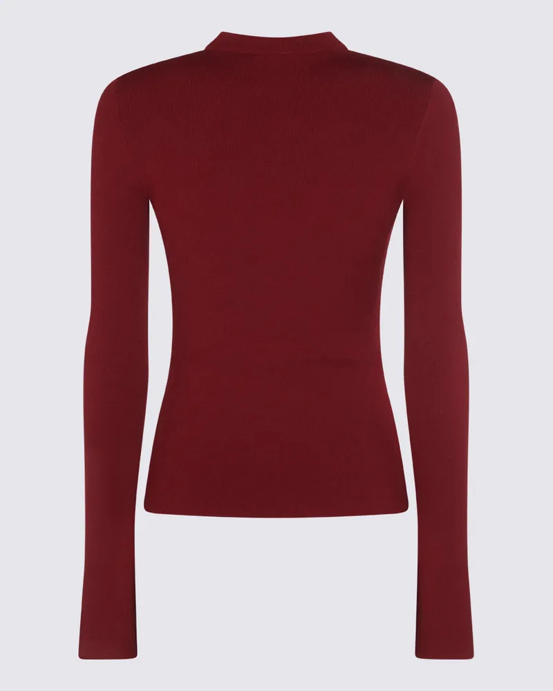 Balenciaga Women's Sweaters Burgundy _vi Pl Red