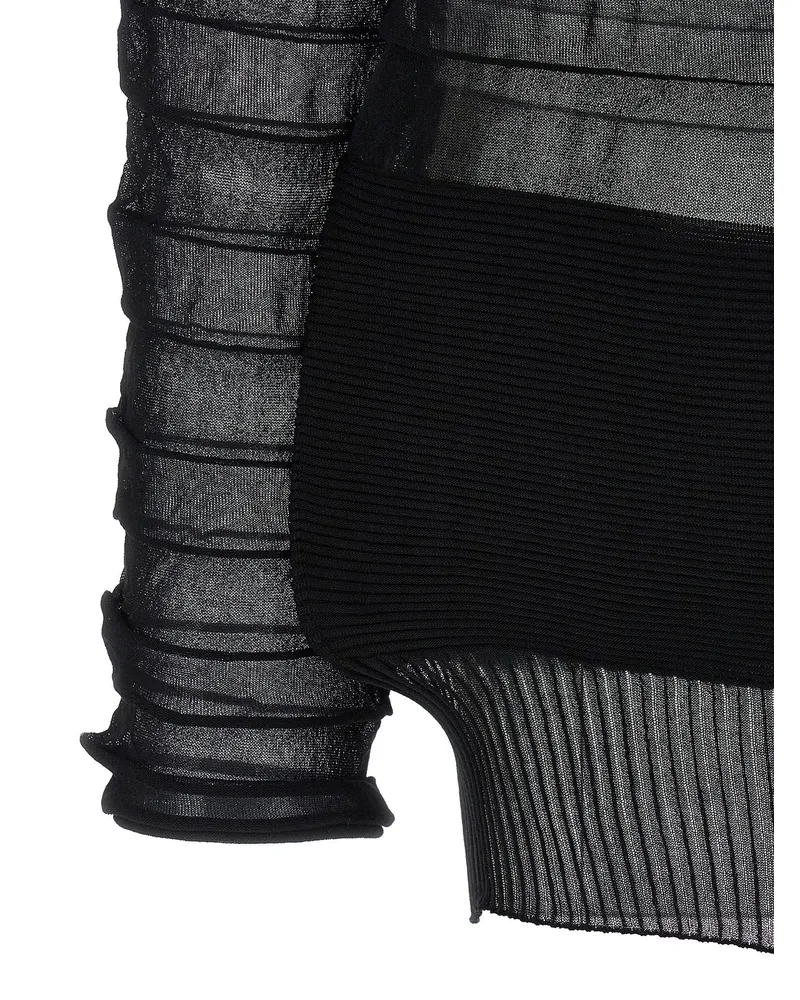 Issey Miyake Moving Sweater — Black Black