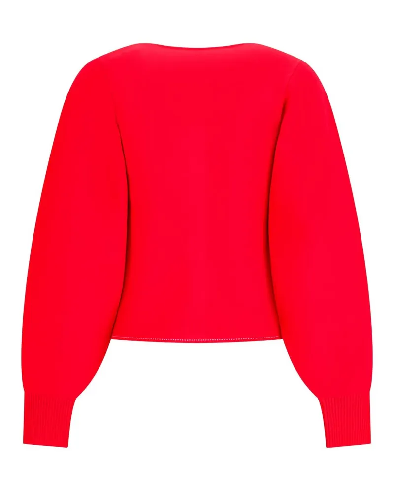 Jacquemus Wool Cardigan — Red Red