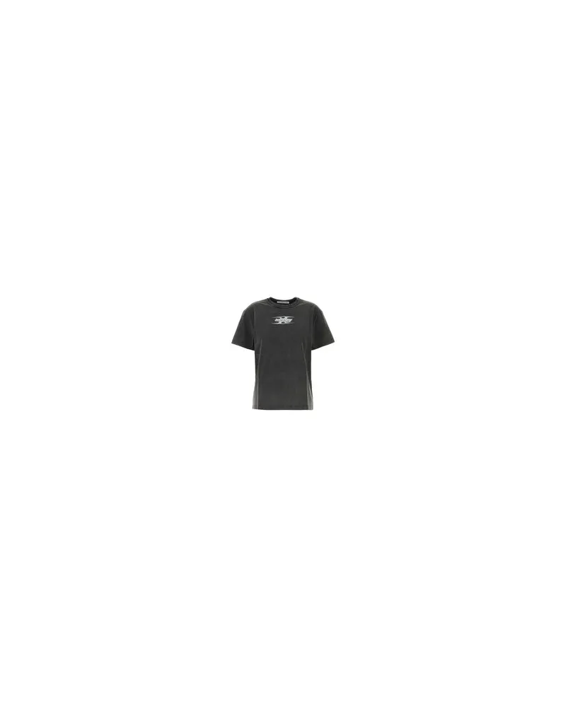 Alexander Wang 4cc4241515 208a Washedcedar Exterior: Cotton T-Shirt T-shirts And Polos Gray