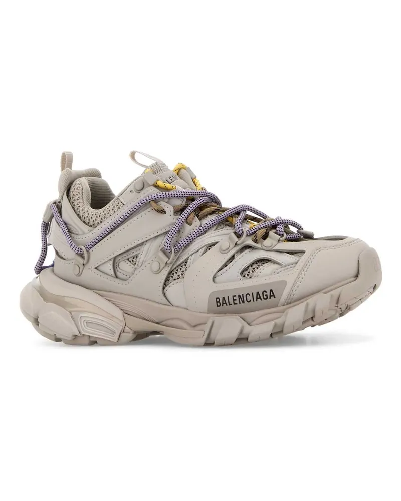 Balenciaga Women's Grey Mesh And Rubber Track Trail Laces Sneakers Tup-Ye-Prp-Brw-Blk Tup/ye/prp/brw/blk Beige