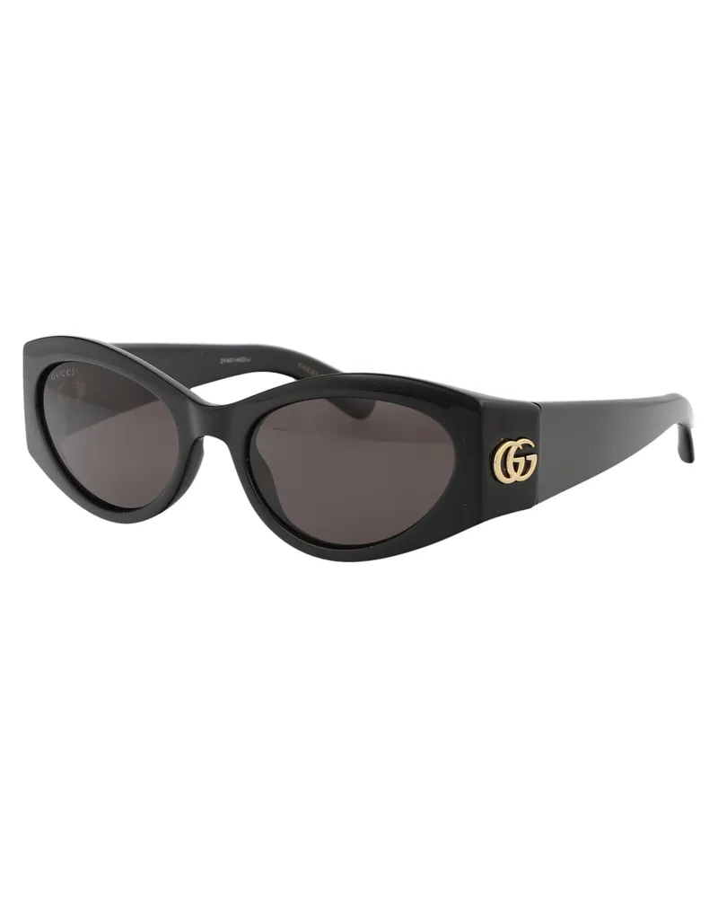 Gucci Women's Sunglasses Black-Black-Grey Injected Black/black/grey Black