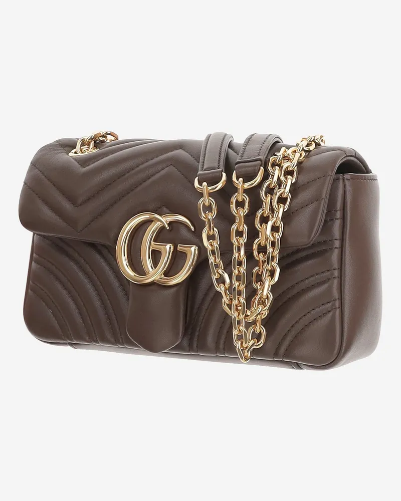 Gucci Women's Shoulder Bag Toasted Lamb Leather Brown
