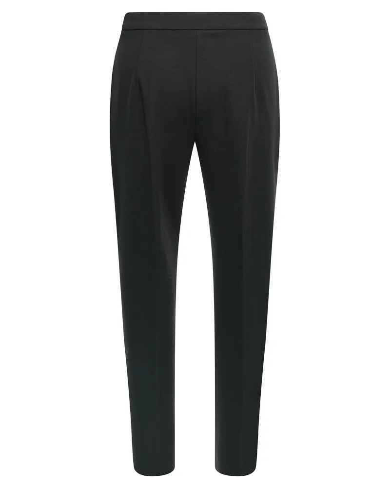 Max Mara Women's Black Viscose Casual Pants Black