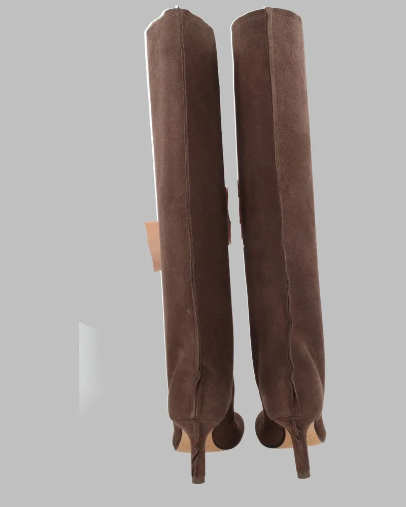 Maison Margiela Women's Leather Anatomic Boots Brown Brown