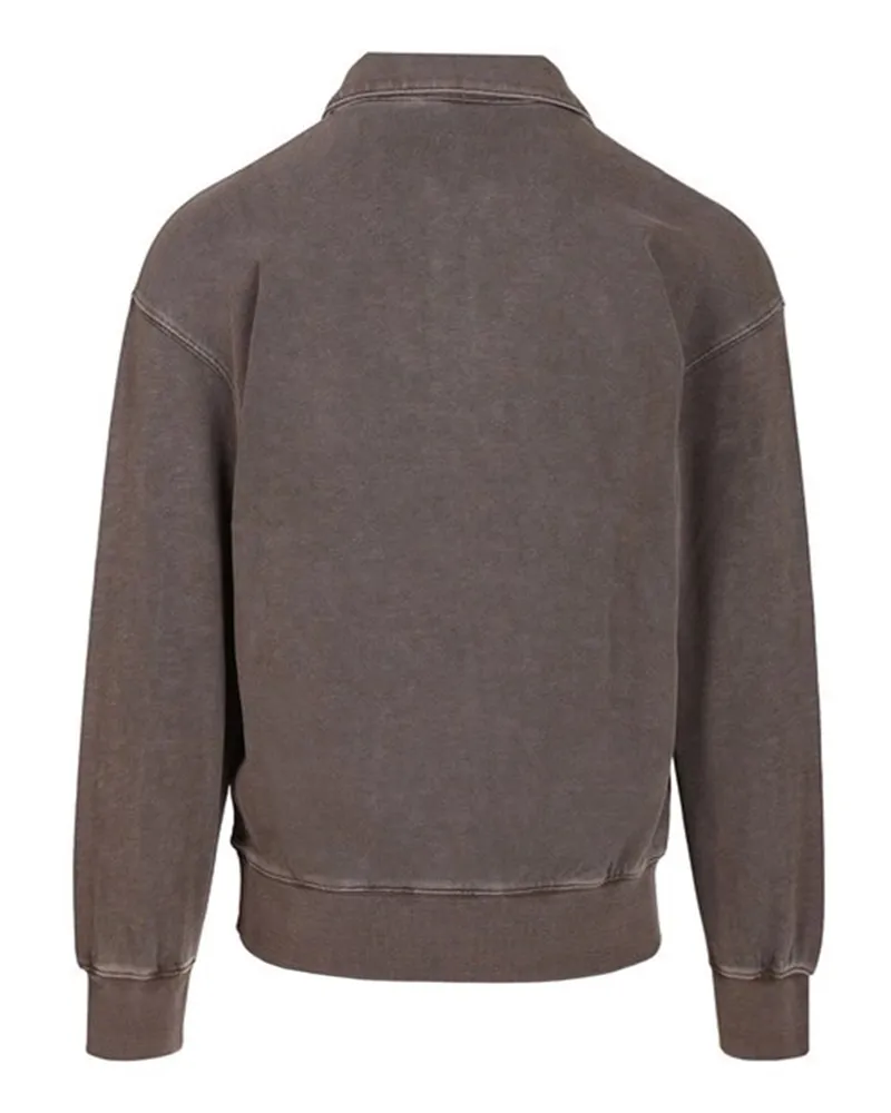 Carhartt WIP Men's Polo Shirt Harper Tobacco Garment Dyed Cotton Jersey T-shirts And Polos Brown
