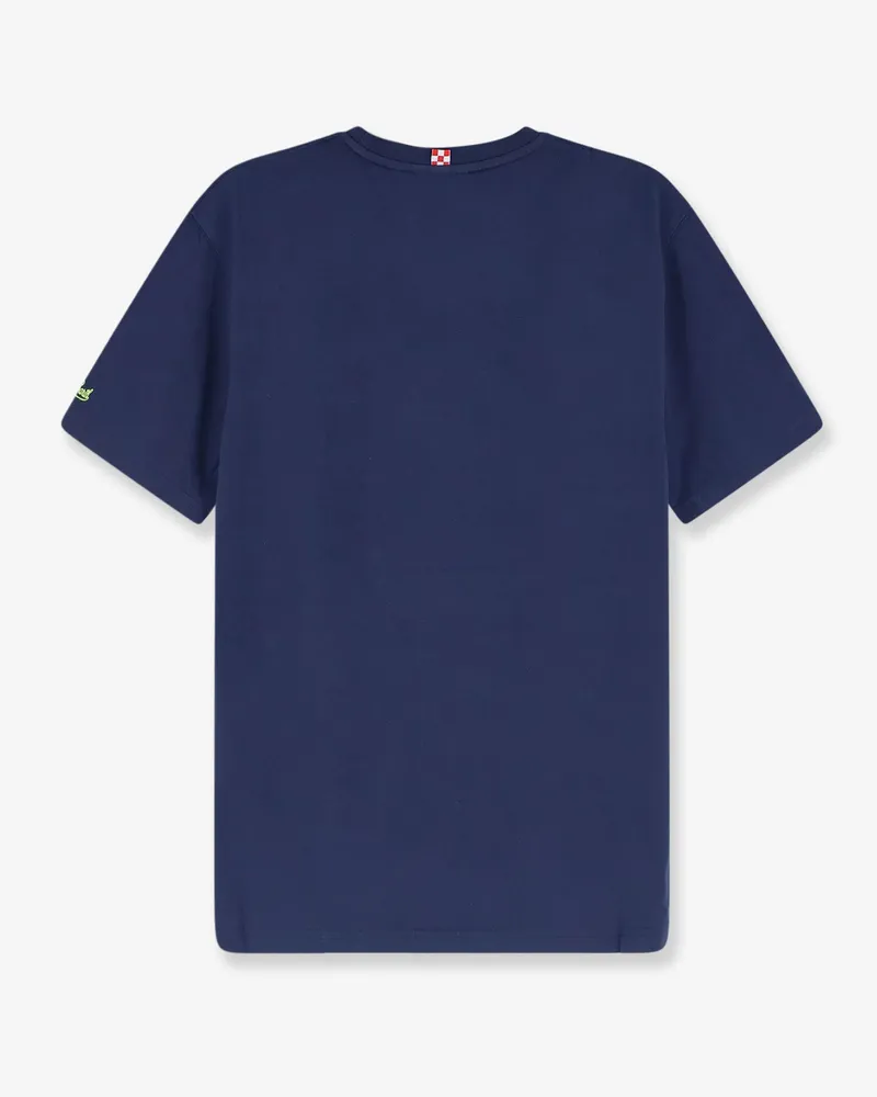 MC2 Saint Barth Men's T-Shirt Cotton Blue T-Shirts And Polos Navy