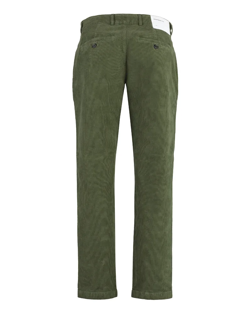 Department 5 Men's Prince Corduroy Chinos Green Cotton Green