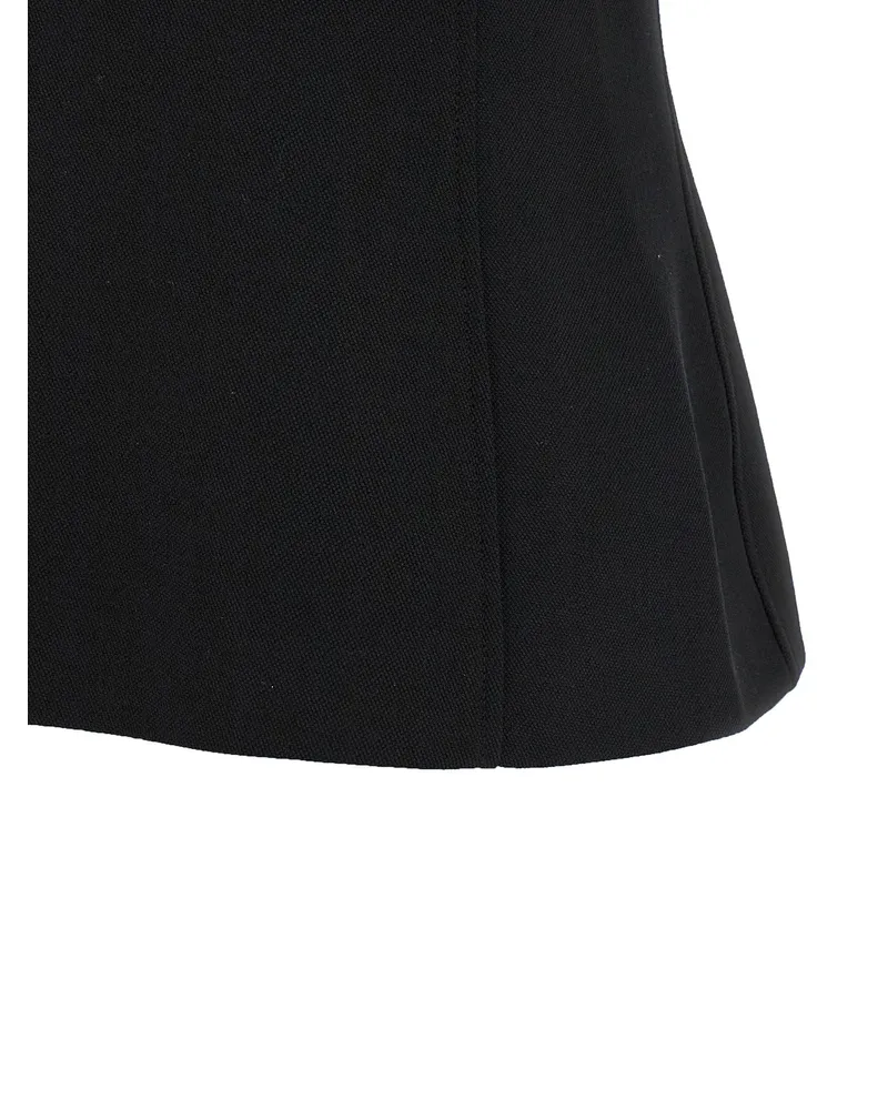 Victoria Beckham Cut-Out Tank Top — Black Black