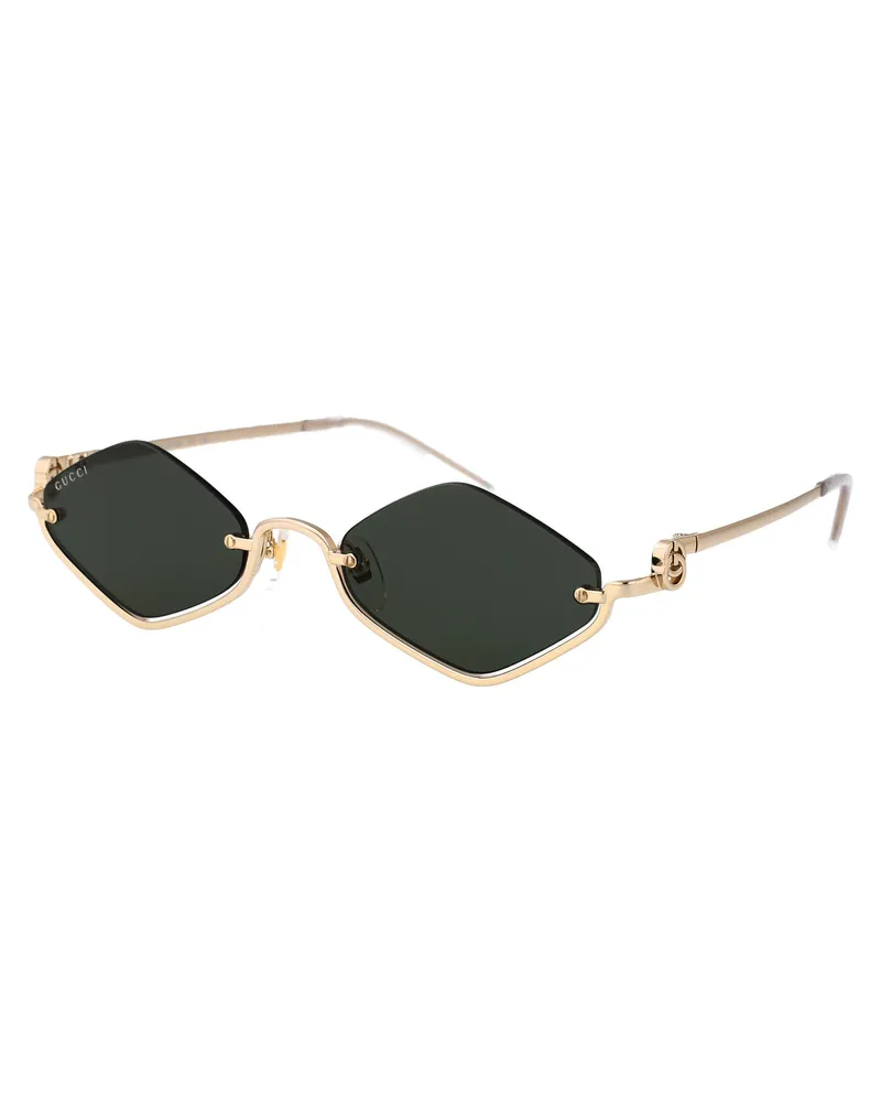 Gucci Women's Sunglasses Gg1604s Gold-Grey Gold-Gold-Grey Metal Gold/gold/grey Gold