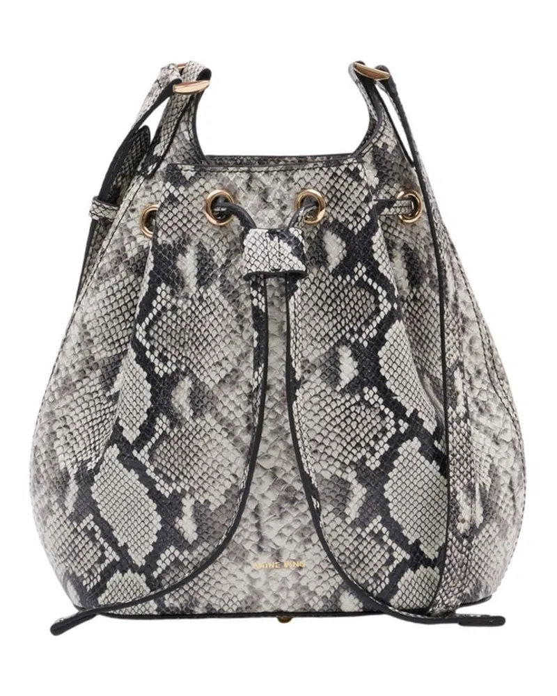 Anine Bing Women's Mini Alana Crossbody -  Leather Multicolor Calfskin Bags Crossbodies Multicolor