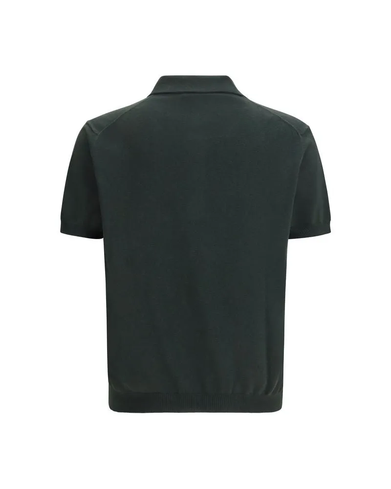 Tom Ford Men's Bicolor Cotton Polo Shirt Bicolor