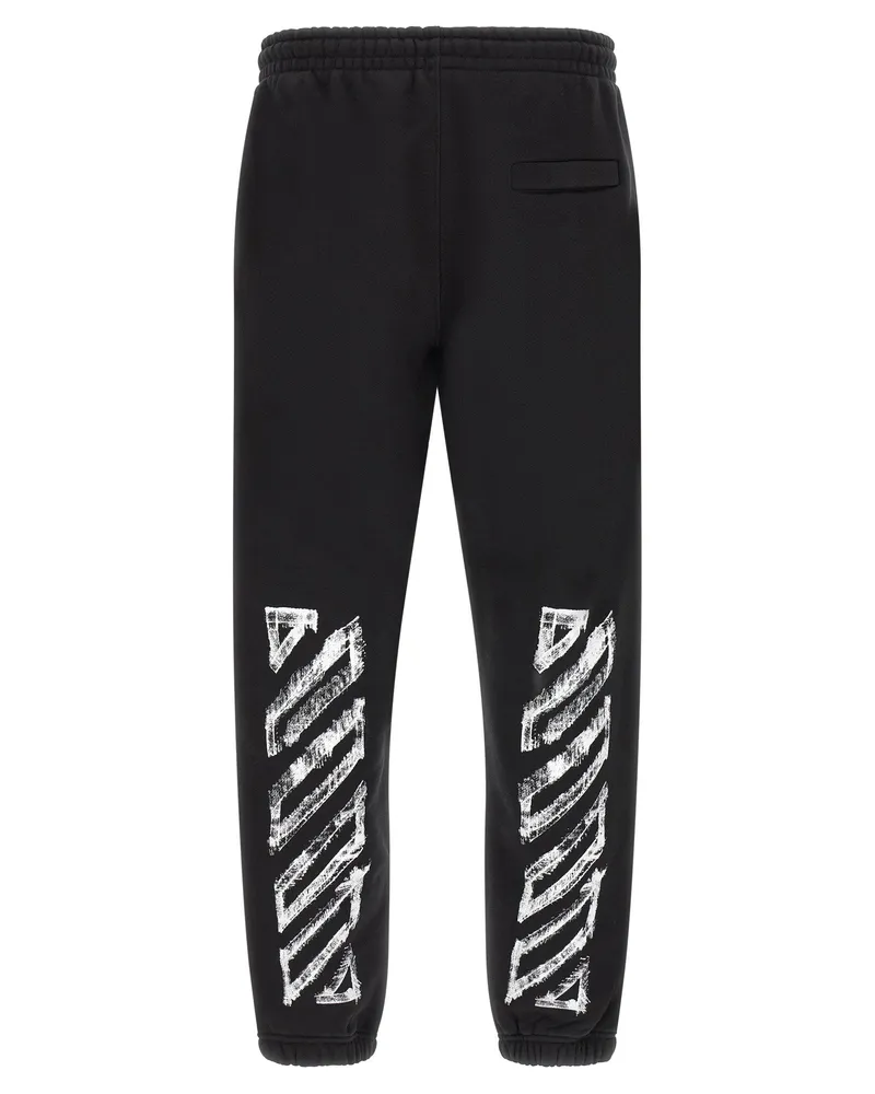 OFF-WHITE Motion Arrow Joggers — Black Black