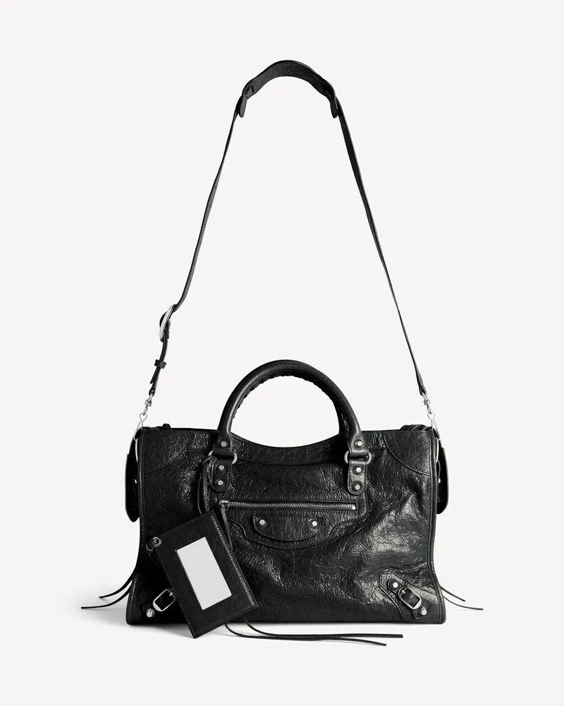 Balenciaga H26 Top Handle Bag — Black Black