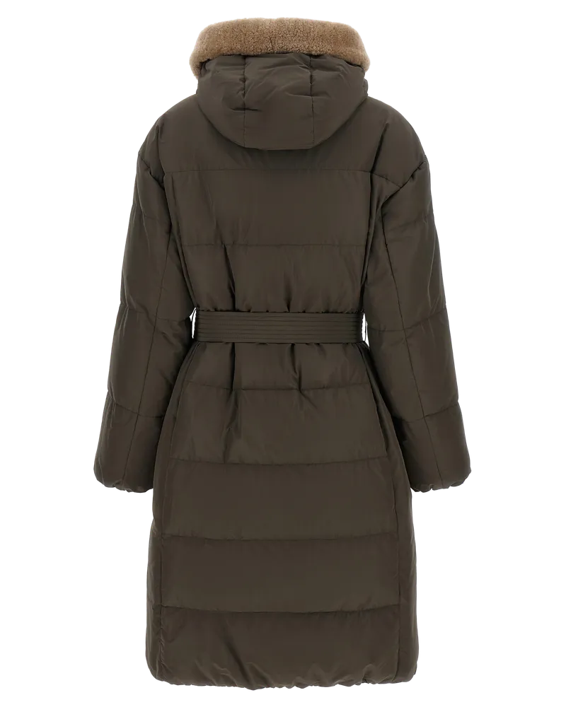 Brunello Cucinelli Women's Bicolor Cotton Coat Clothing Bicolor