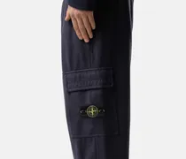 Chest Pocket Detail Cargo Pants — Navy
