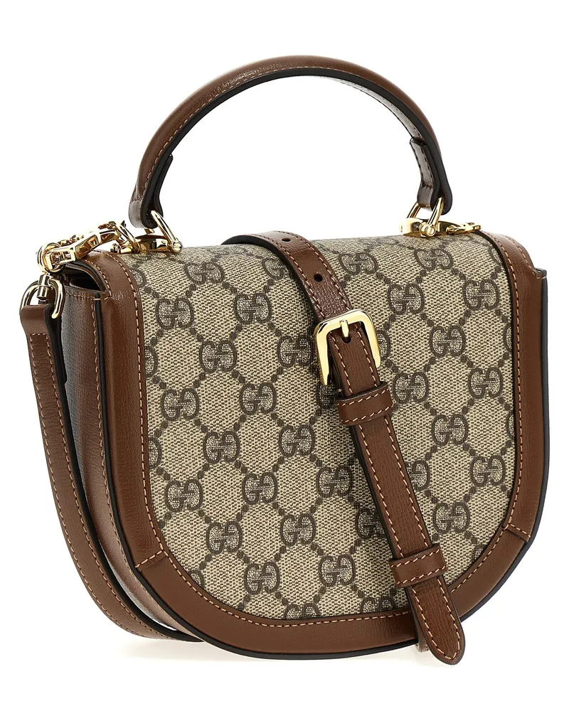 Gucci Horsebit 1955 Top Handle Bag — Brown Brown