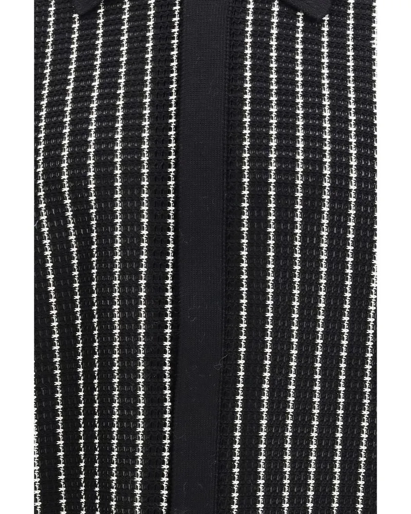Jil Sander Men's Black Cotton Cardigan Clothing Black