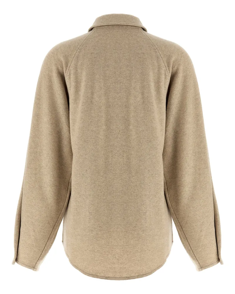 Max Mara Women's Beige Cashmere Blouse Beige