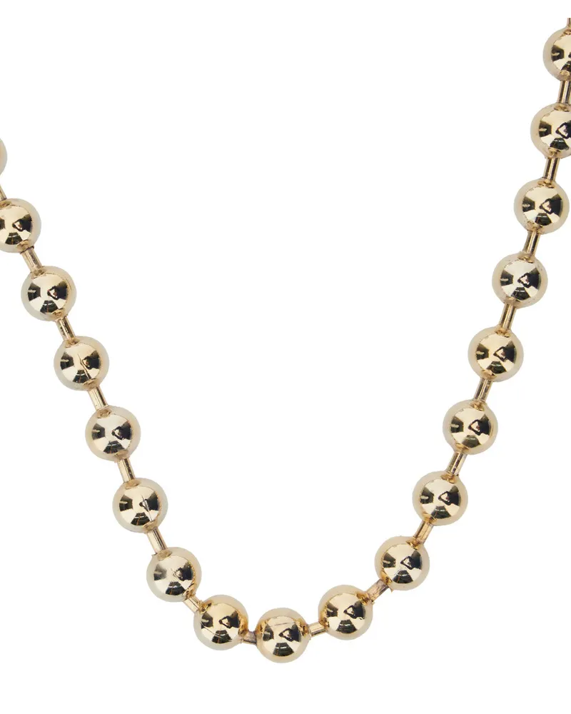 Semicouture Women's Necklace Brass Metallic Necklaces Gold