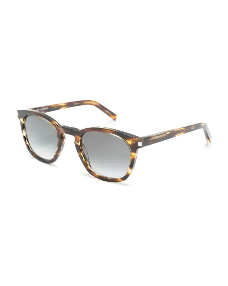 Saint Laurent SL28 Sunglasses — Brown Brown