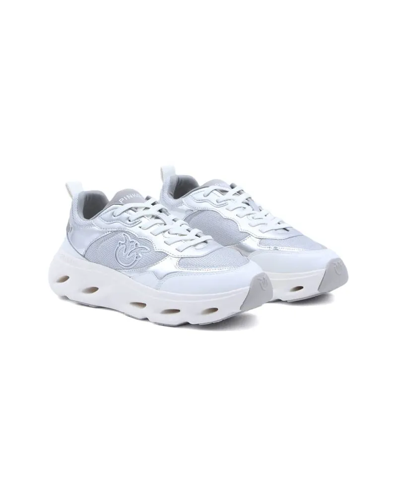 Pinko Women's Sneakers Silver Footwear - Sports Silver