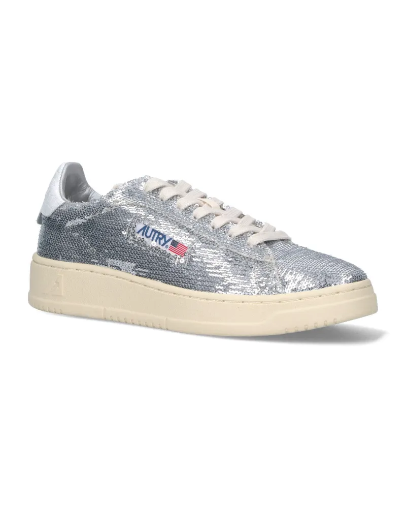 AUTRY Women's Sneakers Silver Upper: Polyester Silver