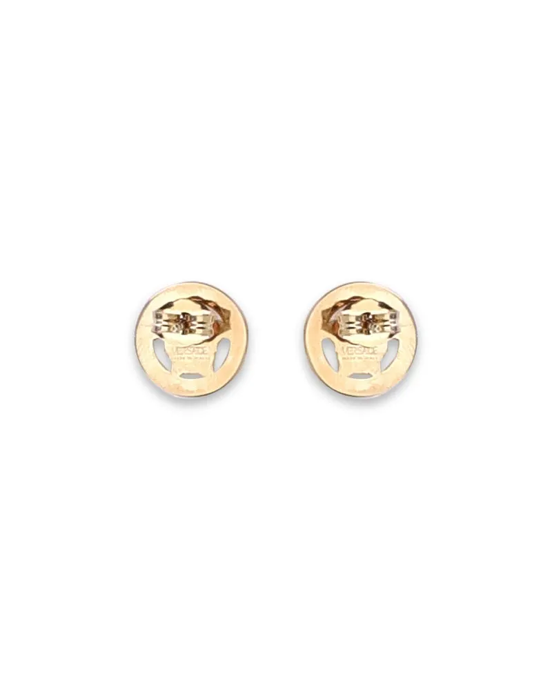 Versace Women's Stud Earrings Medusa Gold Metal Gold