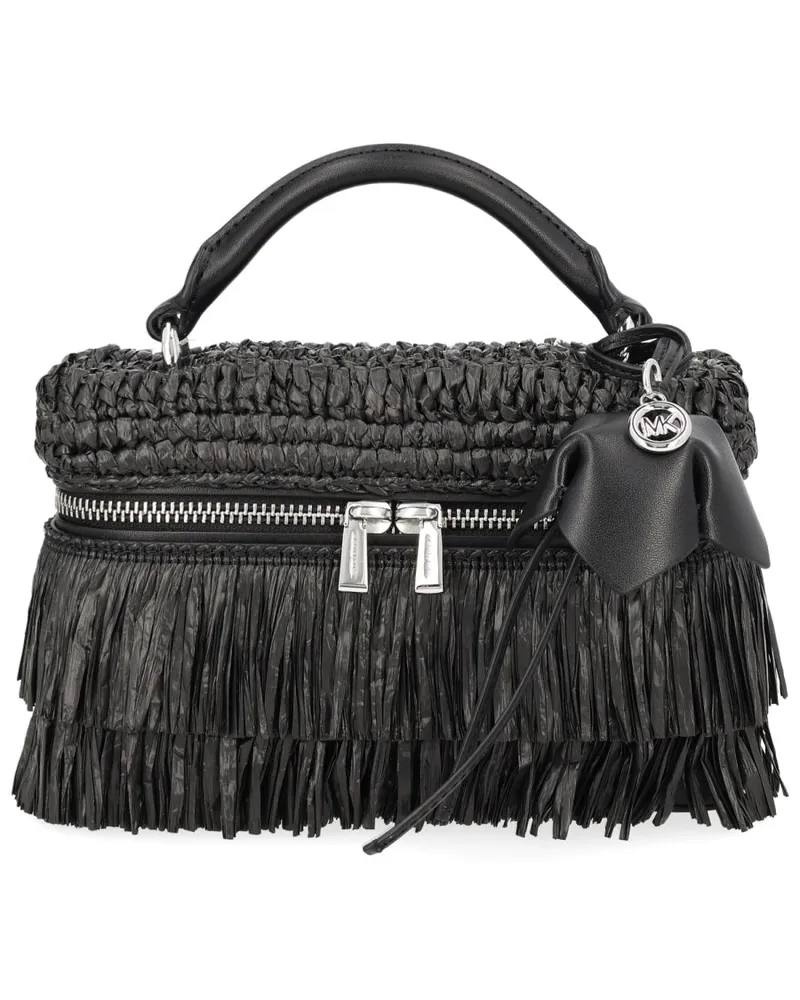 Michael Kors Women's Handbag Jane Black Polypropylene Handbags Hand Bags Black